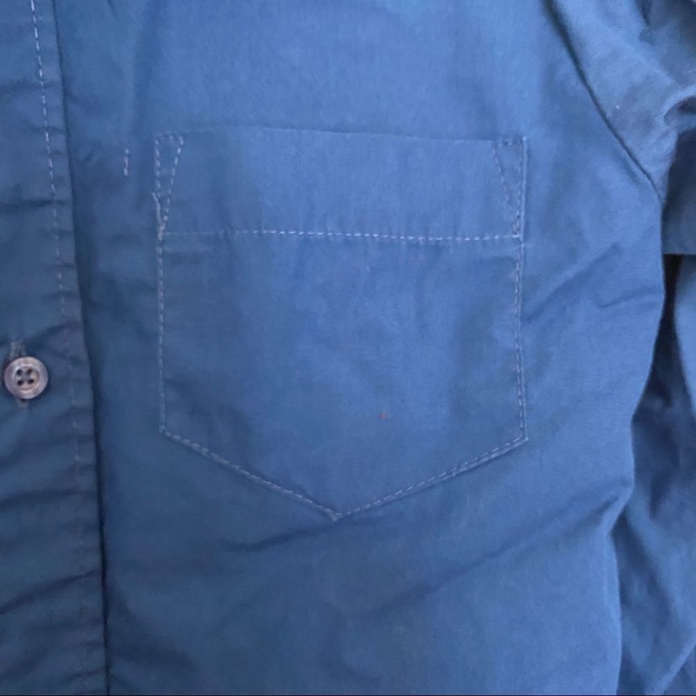 GEORGE Royal Blue Long Sleeve Button - Picture 7 of 7